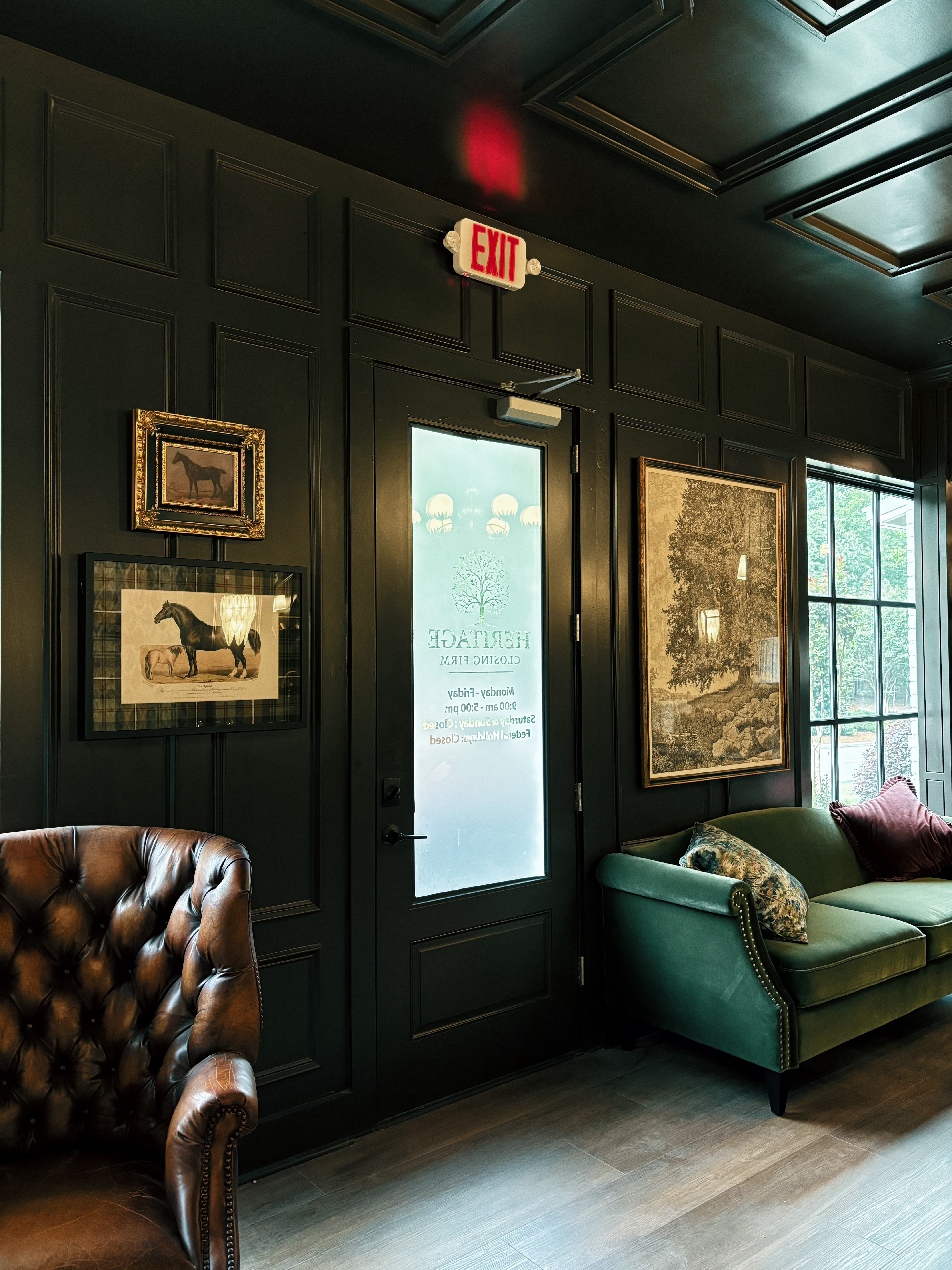 Speakeasy style interior