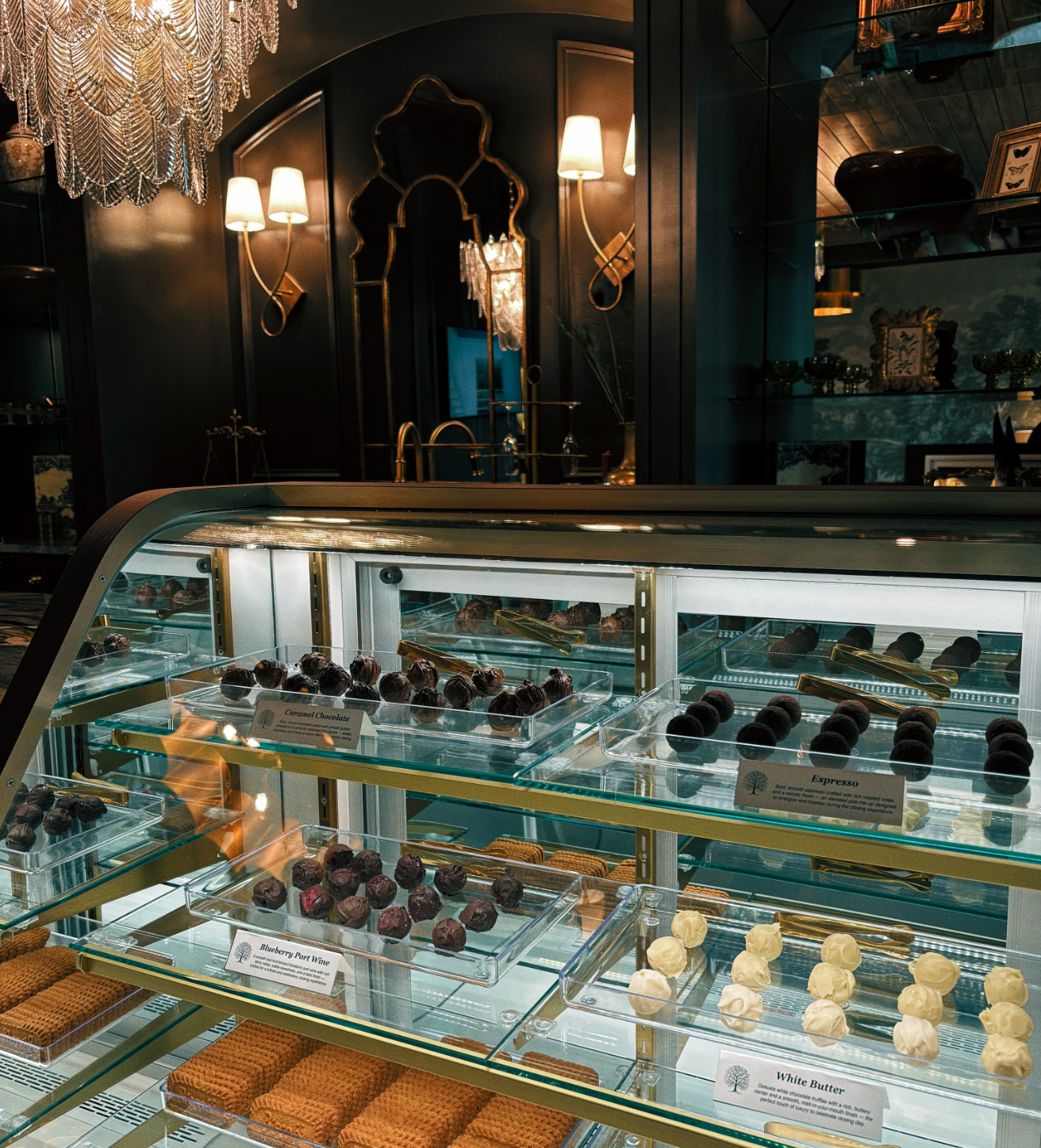 Luxury Closing Attorney Office with Chocolate Truffle Case