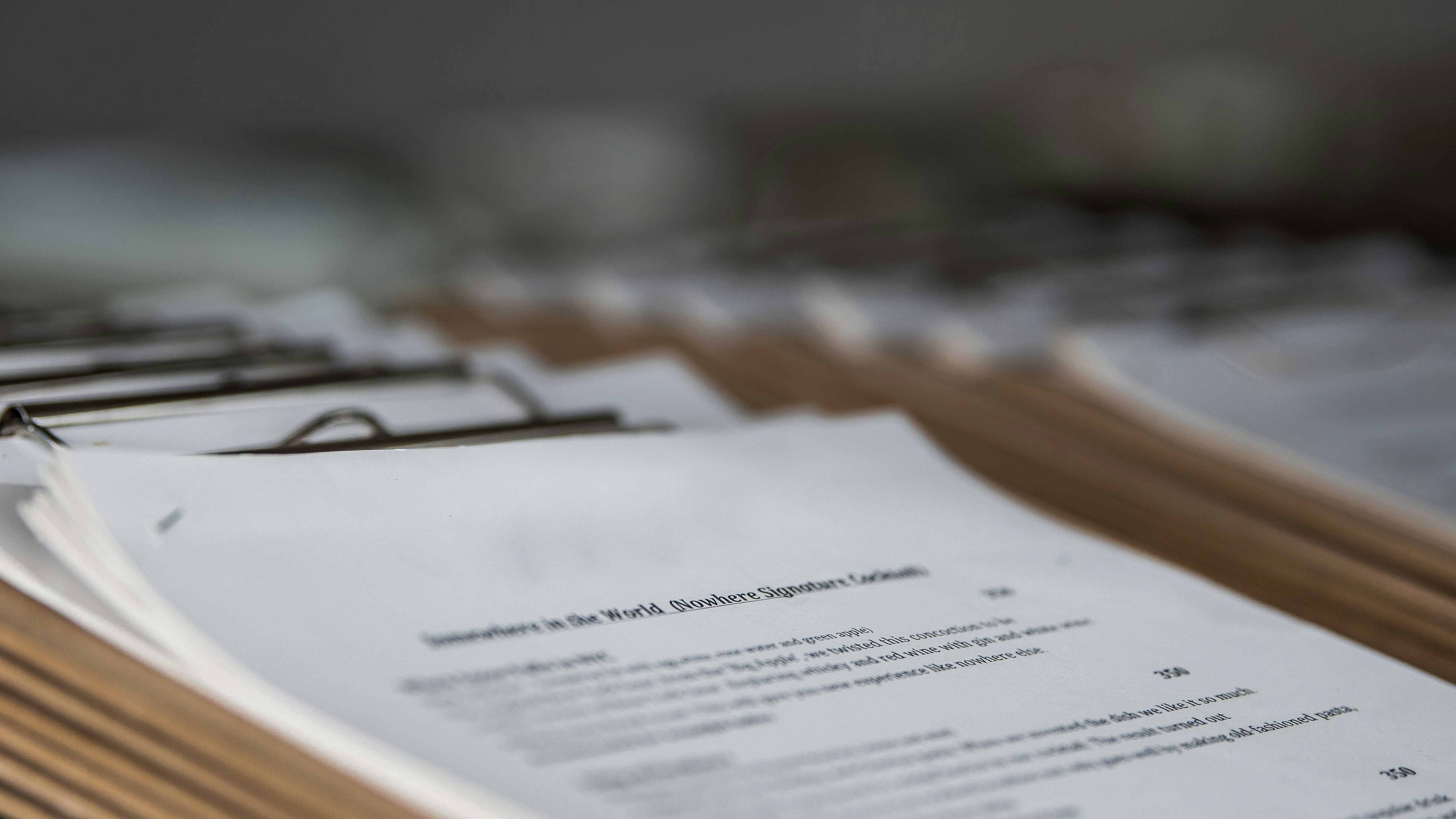 Document on clipboard